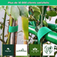 Fixations Ajustables pour Plantes – Soutien et Protection Optimale pour Croissance des Plantes