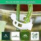 Lot de 25 Clips en Plastique Réutilisables – Pratiques pour Rangement et Organisation